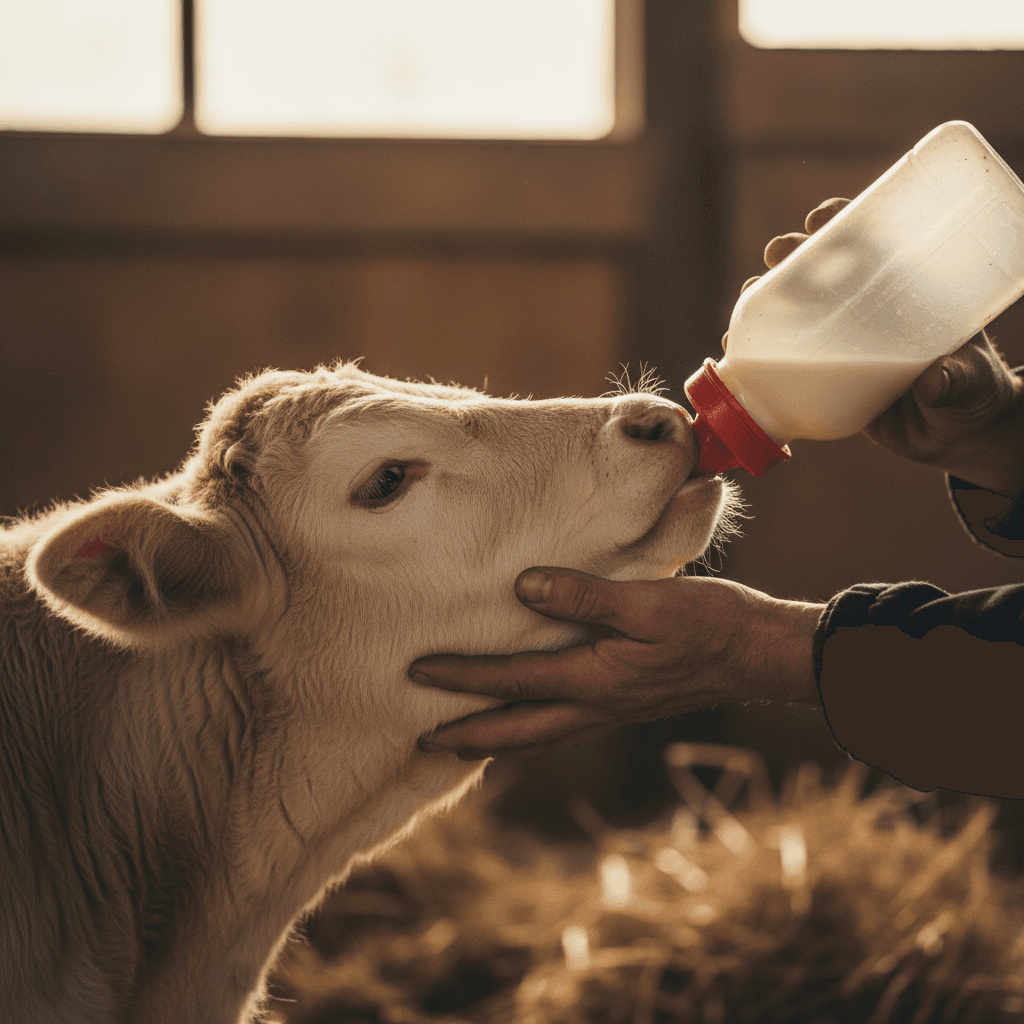 Professional calf care and feeding